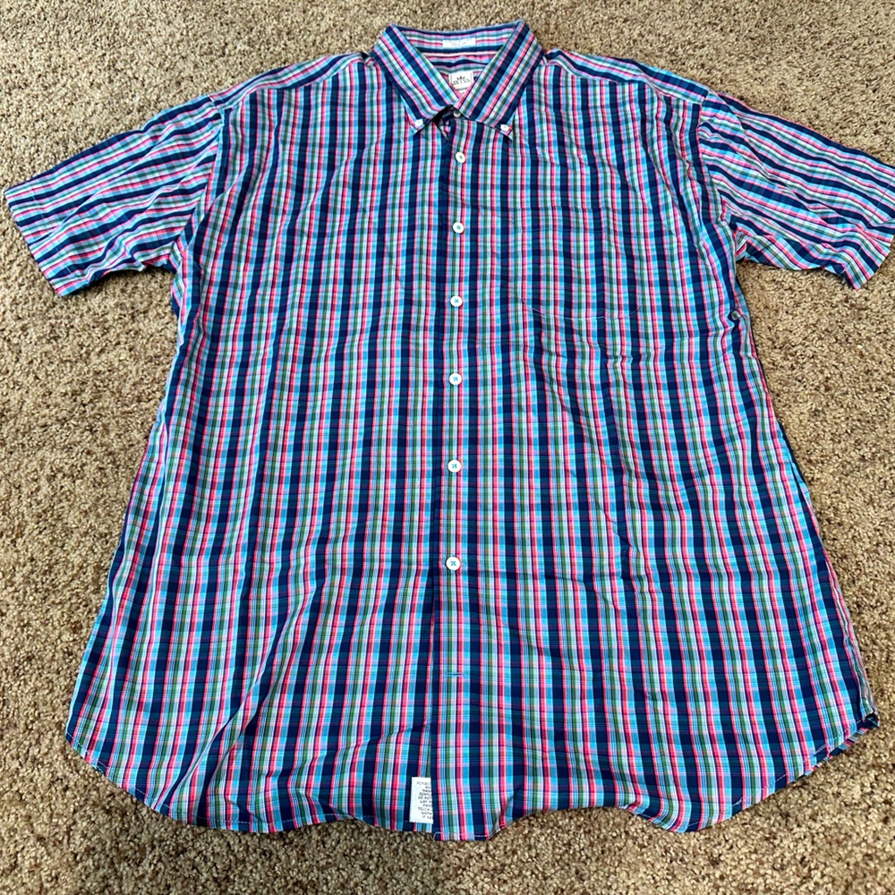 👔Peter Millar Short Sleeve Button Up 👔